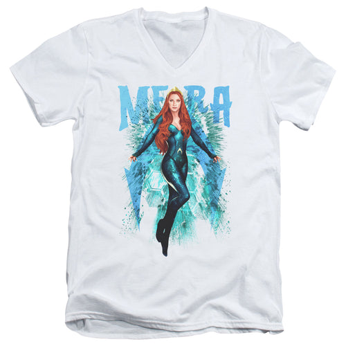 Aquaman Movie - Mera Short Sleeve Adult V Neck 30/1