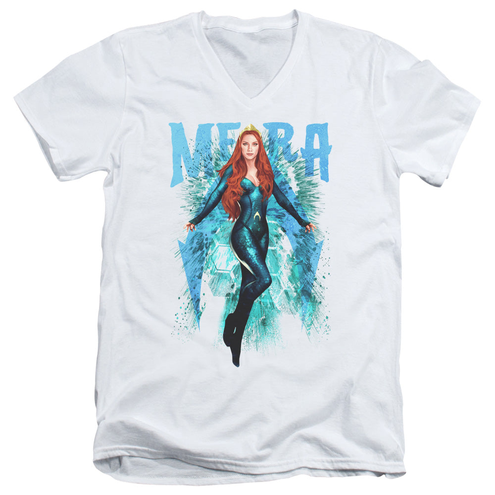 Aquaman Movie - Mera Short Sleeve Adult V Neck 30/1