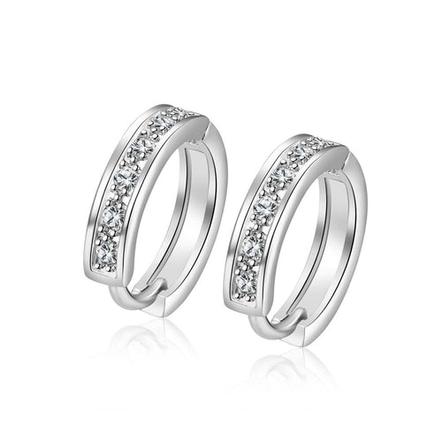 Swarovski Elements Mini Hoops