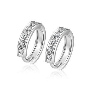 Swarovski Elements Mini Hoops