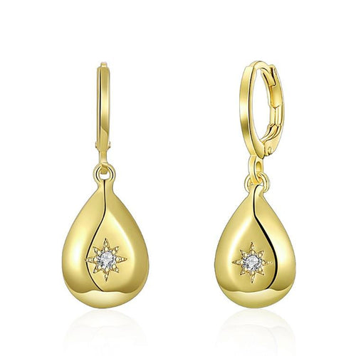 Teardrop Swarovski Elements Drop Earrings