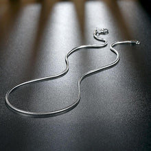 Stainless Steel Smooth Snake Chain Necklace