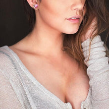 Simplistic Oceanic Opal Princess Cut Necklace in 14K Gold