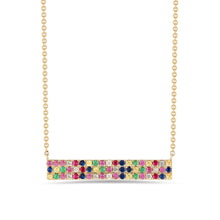 Rainbow Swarovski Elements Pendant Necklaces in 14K Gold (Multiple Options)