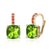 Swarovski Crystals 2.00 Ct Sapphire Leverback Princess Cut  Earring