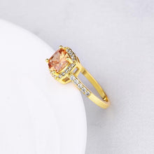 Sapphire Halo Cut Micro-Pav'e White Gold Ring