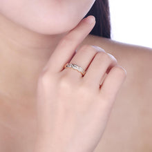 Swarovski Intertwined Braided Swirl Band Ring