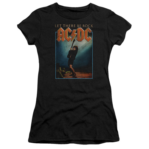 Acdc - Let There Be Rock Short Sleeve Junior Sheer