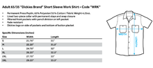 Batman - Smoking Gun(Back Print) Adult Work Shirt
