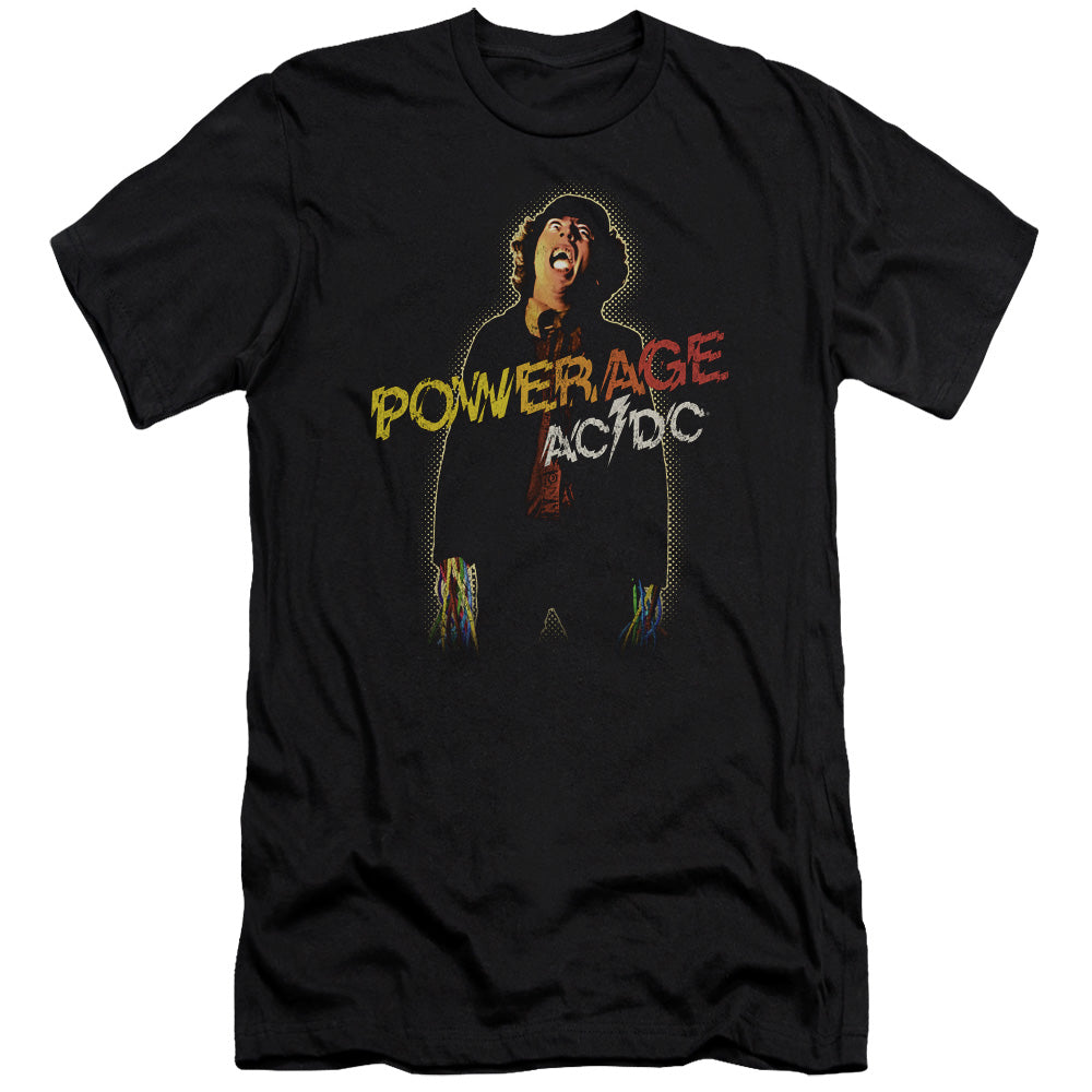 Acdc - Powerage Premium Canvas Adult Slim Fit 30/1
