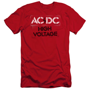 Acdc - High Voltage Stencil Premium Canvas Adult Slim Fit 30/1