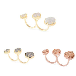 Triple Ice Statement Ring