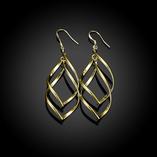 Spiral Twist Drop  Earring