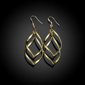 Spiral Twist Drop  Earring